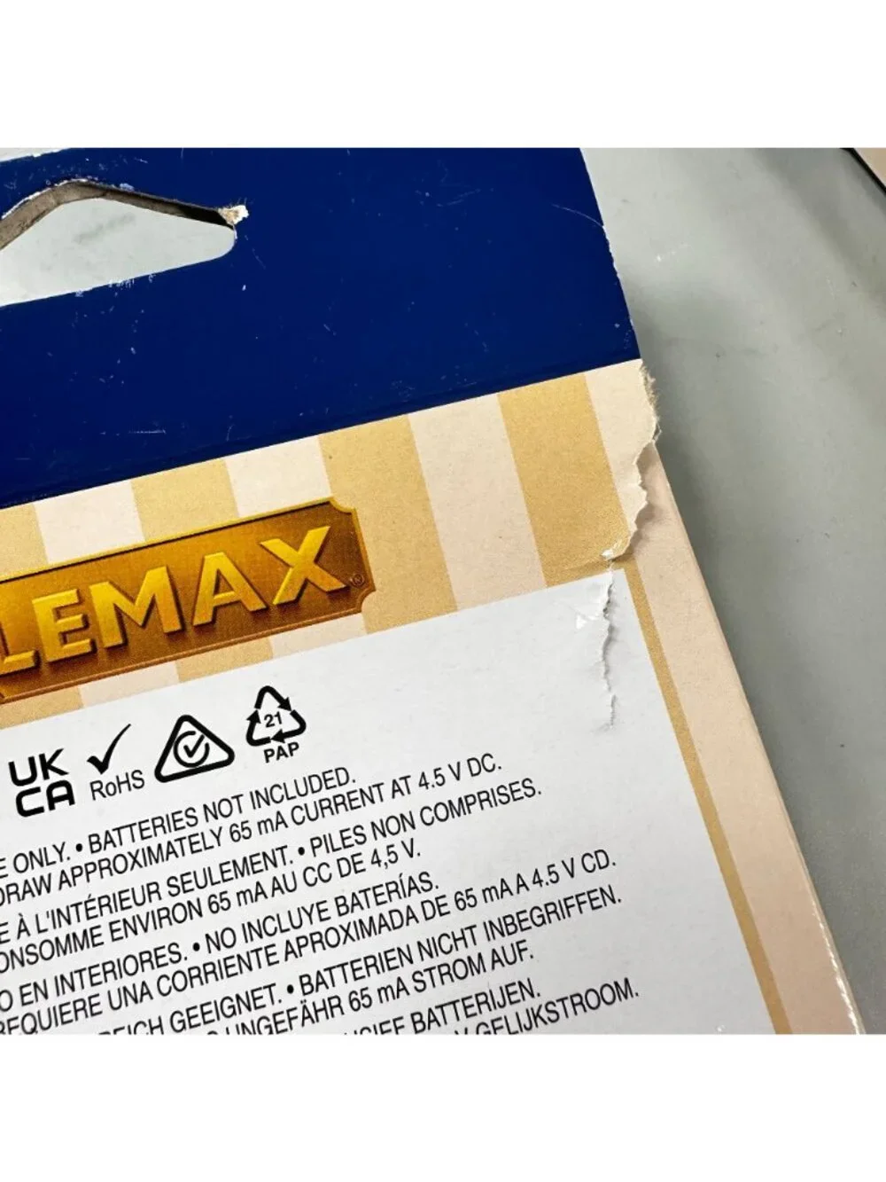 Lemax Village Lights Battery 20 Super Bright Multi Color Flashing Light String